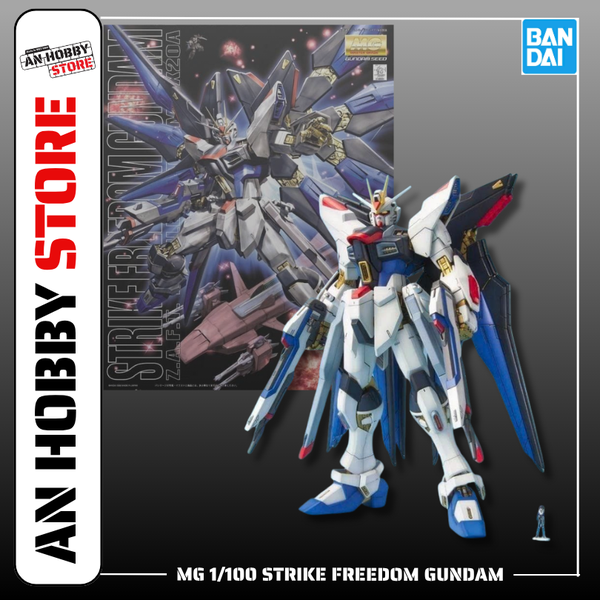 Mô hình lắp ráp MG STRIKE FREEDOM GUNDAM Bandai - Hàng chính hãng