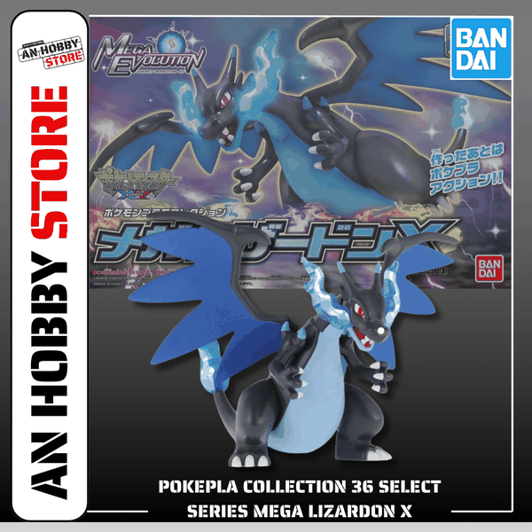 [HÀNG SẴN] BANDAI MÔ HÌNH LẮP RÁP POKEPLA COLLECTION 36 SELECT SERIES MEGA LIZARDON X