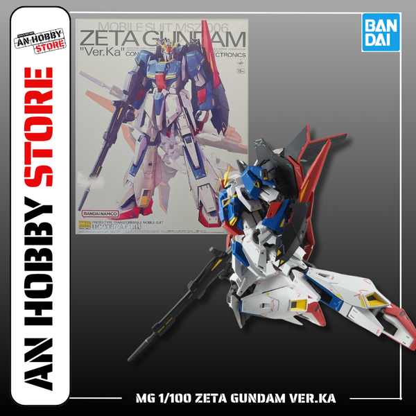 [HÀNG CÓ SẴN] BANDAI Mồ hình lắp ráp Gundam MG 1/100 MSZ-006 ZETA Ver.Ka