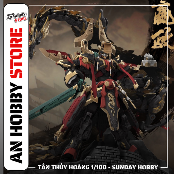 MÔ HÌNH LẮP RÁP SUNDAY HOBBY TẦN THUỶ HOÀNG (BAO GỒM RỒNG + BASE)