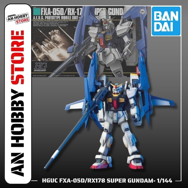[HÀNG SẴN] BANDAI MÔ HÌNH LẮP RÁP 1/144 HGUC FXA-05D/RX178 SUPER GUNDAM