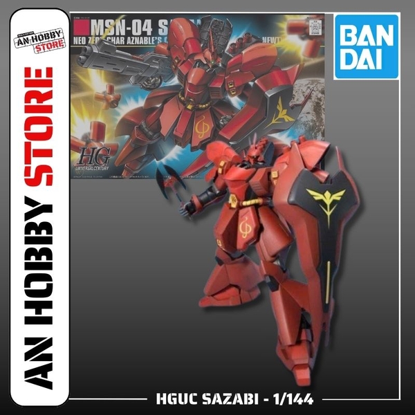 [HÀNG SẴN] BANDAI MÔ HÌNH LẮP RÁP HG 1/144 SAZABI CHÍNH HÃNG
