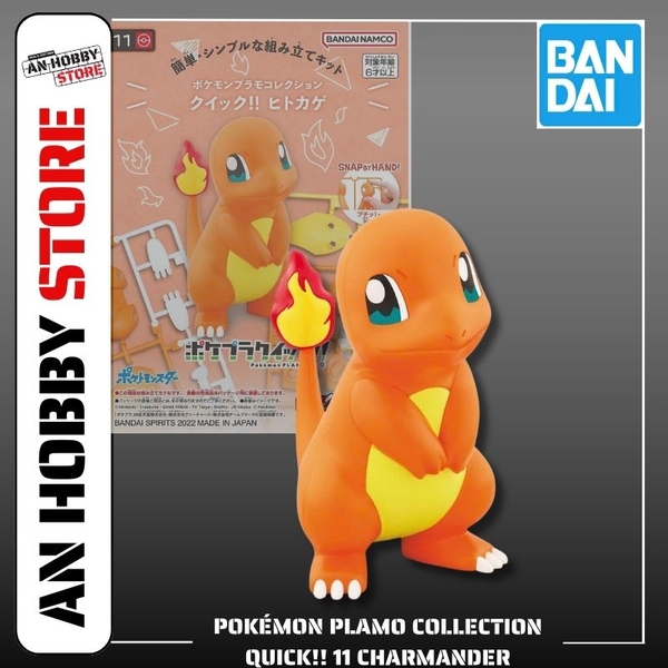[HÀNG SẴN] BANDAI MÔ HÌNH LẮP RÁP Pokémon PLAMO COLLECTION QUICK!! 11 Charmander