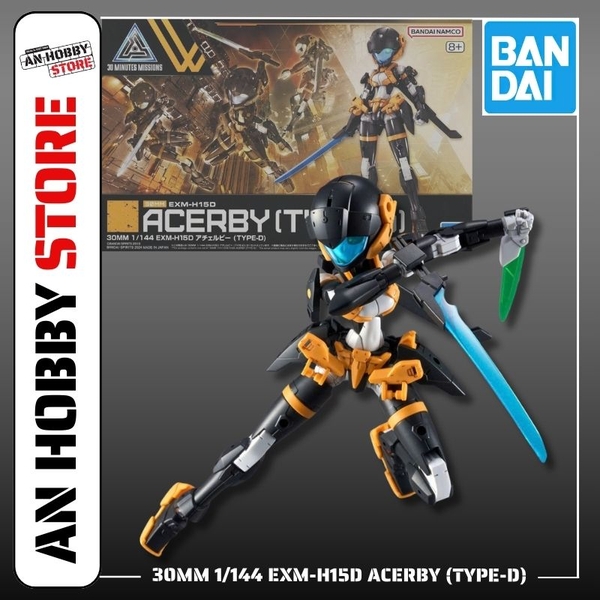 [HÀNG SẴN] BANDAI MÔ HÌNH LẮP RÁP 30MM 1/144 EXM-H15D ACERBY (TYPE-D) CHÍNH HÃNG
