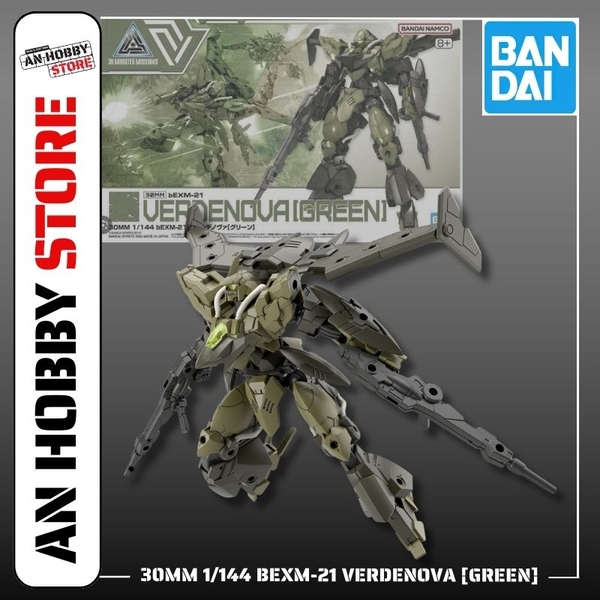 [HÀNG CÓ SẴN] BANDAI Mô hình lắp ráp 30MM 1/144 bEXM-21 VERDENOVA [GREEN]
