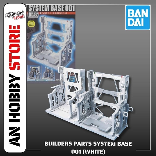 [HÀNG SẴN] BANDAI PHỤ KIỆN MÔ HÌNH BUILDERS PARTS SYSTEM BASE 001 (WHITE)