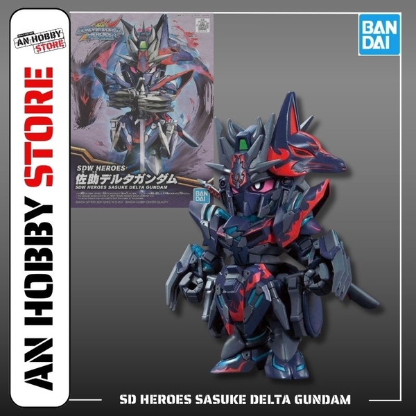 [HÀNG CÓ SẴN] BANDAI Mô hình lắp ráp SD HEROES SASUKE DELTA GUNDAM