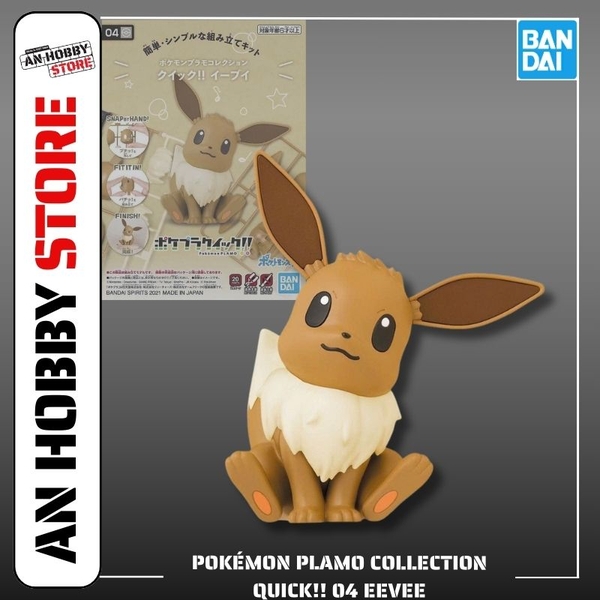 [HÀNG SẴN] BANDAI MÔ HÌNH LẮP RÁP POKEMON PLAMO COLLECTION QUICK!! 04 Eevee