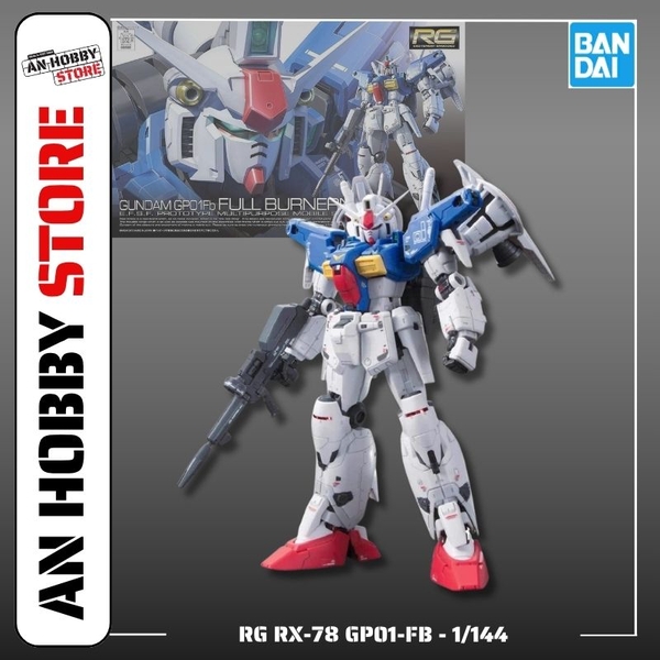 [HÀNG SẴN] BANDAI MÔ HÌNH LẮP RÁP RG 1/144 RX-78 GP01-Fb Gundam GP01 Full-Burnern
