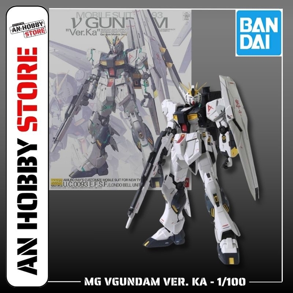 [HÀNG SẴN] BANDAI MÔ HÌNH LẮP RÁP MG NU vGUNDAM VER KA CHÍNH HÃNG