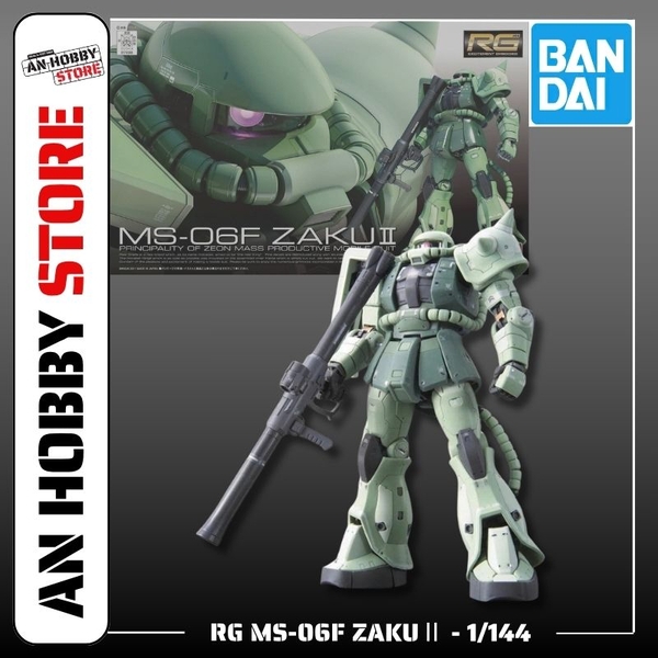 [HÀNG CÓ SẴN] BANDAI Mô hình lắp ráp Gundam RG MS-06F Zaku II