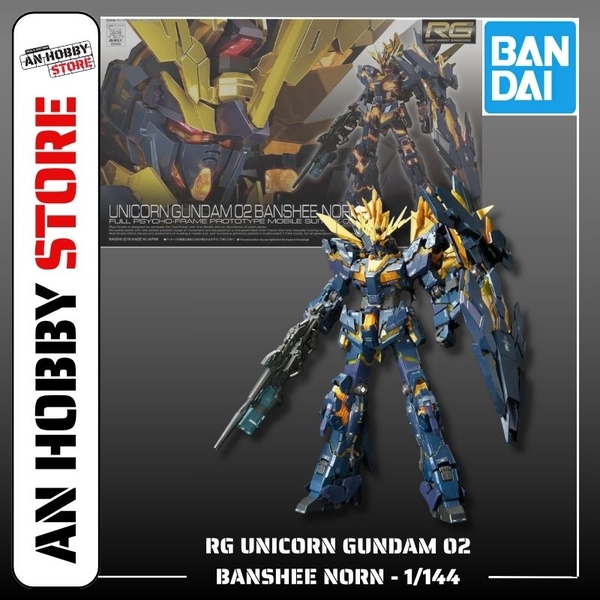 [HÀNG CÓ SẴN] BANDAI MÔ HÌNH LẮP RÁP RG 1/144 UNICORN GUNDAM 02 BANSHEE NORN