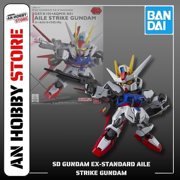 [HÀNG CÓ SẴN] Mô hình lắp ráp SD Gundam EX-Standard Aile Strike Gundam Bandai