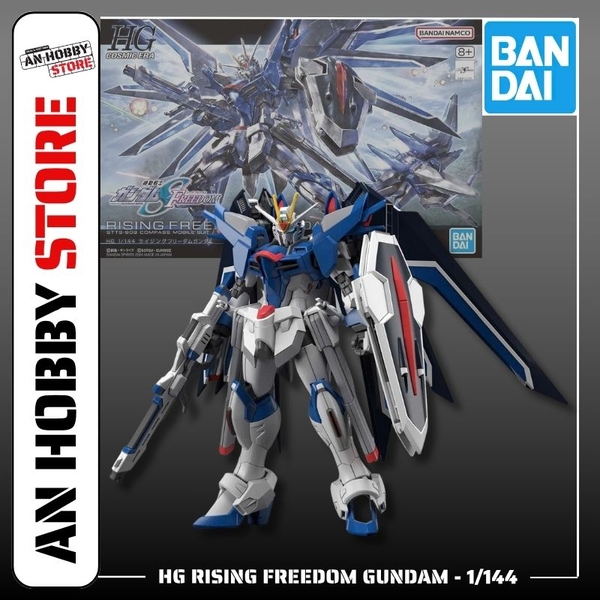 [HÀNG CÓ SẴN] BANDAI MÔ HÌNH LẮP RÁP HG 1/144 RISING FREEDOM GUNDAM