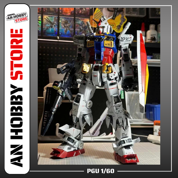 [HÀNG SẴN] MÔ HÌNH LẮP RÁP PGU 1/60 RX78-2 UNLEASHED DABAN MODEL (TẶNG DECAL NƯỚC)