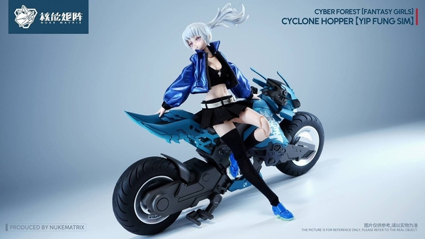 [HÀNG SẴ] MÔ HÌNH LẮP RÁP NUKE MATRIX FANTASY GIRL CF08 CYCLONE HOPPER YIP FUNG SIM