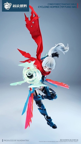 [HÀNG SẴ] MÔ HÌNH LẮP RÁP NUKE MATRIX FANTASY GIRL CF08 CYCLONE HOPPER YIP FUNG SIM
