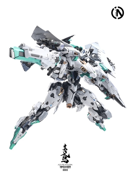 [HÀNG ĐẶT TRƯỚC] MÔ HÌNH LẮP RÁP IN ERA+ AZURE FALCON (TẶNG KÈM BASE, DECAL NƯỚC)