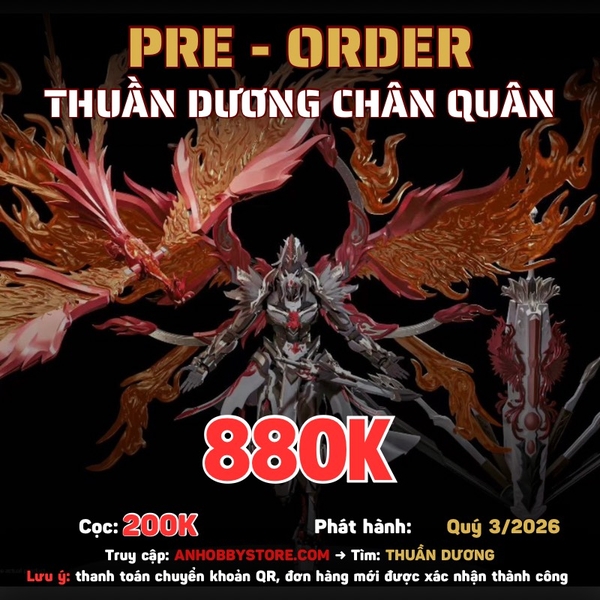 [HÀNG ĐẶT TRƯỚC] MÔ HÌNH LẮP RÁP THUẦN DƯƠNG CHÂN QUÂN MOHISM STUDIO (FULL TRANG BỊ, PET)