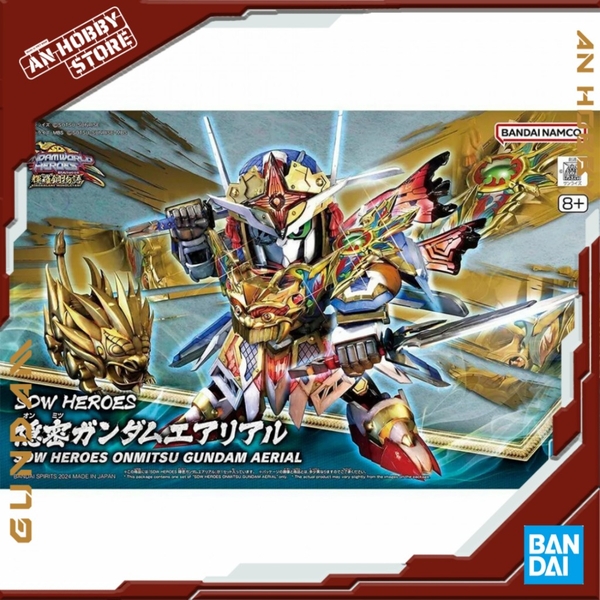 [HÀNG CÓ SẴN] BANDAI Mô hình lắp ráp SDW Heroes 36 Onmitsu Gundam Aerial