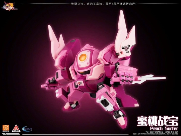 [HÀNG SẴN] MÔ HÌNH LẮP RÁP YILICHUANGWAN PEACH SURFER ĐÀO THÍCH KHÁCH (TẶNG BASE)