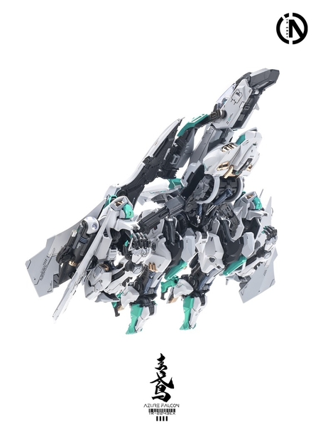 [HÀNG ĐẶT TRƯỚC] MÔ HÌNH LẮP RÁP IN ERA+ AZURE FALCON (TẶNG KÈM BASE, DECAL NƯỚC)