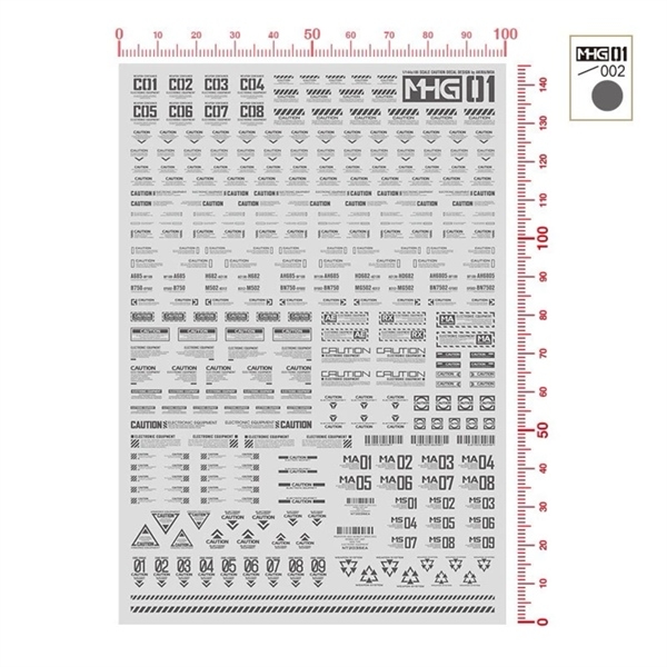 DECAL NƯỚC SIÊU ĐẸP HOBBY MIO MHG1