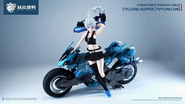 [HÀNG SẴ] MÔ HÌNH LẮP RÁP NUKE MATRIX FANTASY GIRL CF08 CYCLONE HOPPER YIP FUNG SIM