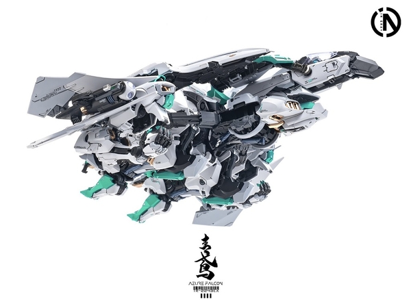 [HÀNG ĐẶT TRƯỚC] MÔ HÌNH LẮP RÁP IN ERA+ AZURE FALCON (TẶNG KÈM BASE, DECAL NƯỚC)