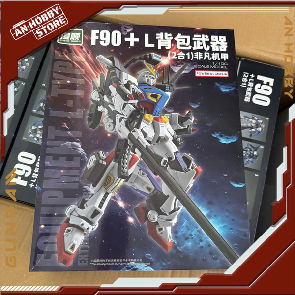 Mô Hình Lắp Ráp MG 1/100 F90+L Chingshun (Tặng base + decal nước)