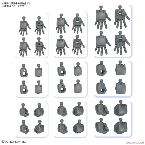 [HÀNG SẴN] BANDAI MÔ HÌNH LẮP RÁP PHỤ KIỆN HG OPTION PARTS SET GUNPLA 04 (BUILD HANDS ROUND) BÀN TAY