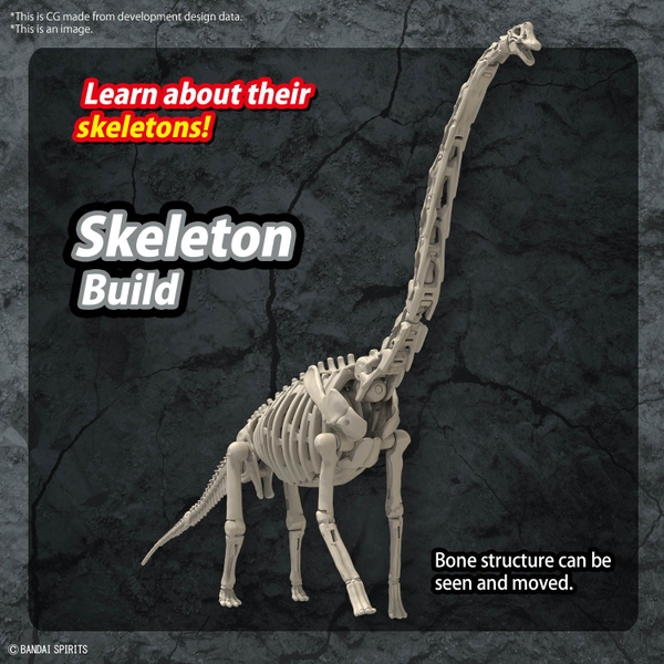 [HÀNG SẴN] BANDAI MÔ HÌNH LẮP RÁP KHỦNG LONG PLANNOSAURUS Brachiosaurus (CÓ KHUNG XƯƠNG)
