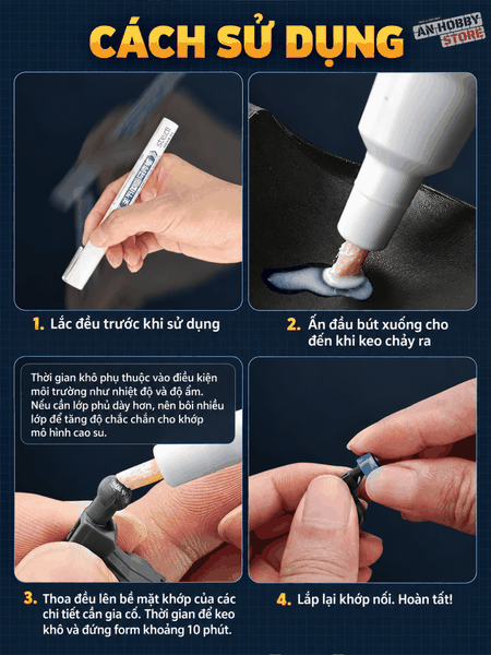 [Chính Hãng] Stedi Bút fix khớp nhựa dành cho mô hình MS-58 Joint Reinforcement Pen Model
