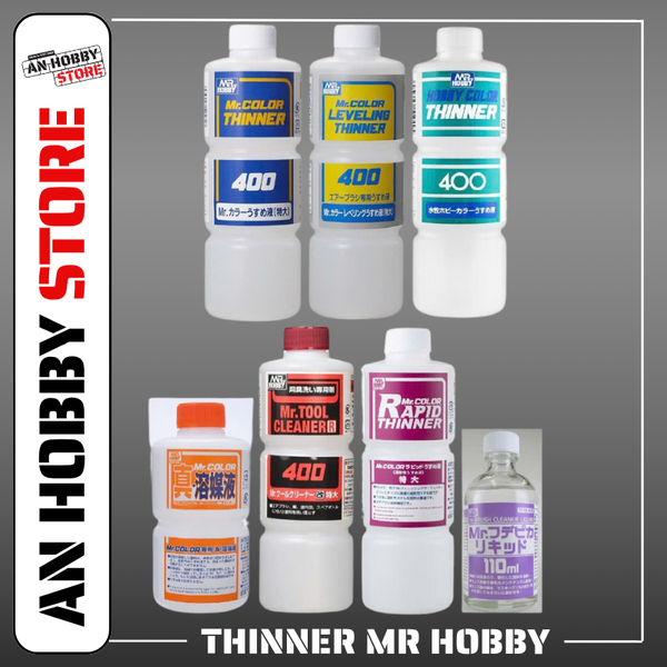 DUNG DỊCH PHA SƠN, RỬA AIRBUSH THINNER MR HOBBY 110ML - 400ML