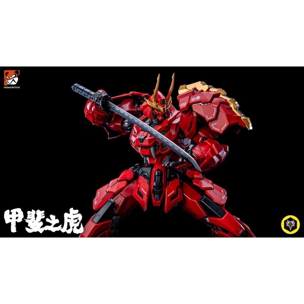 Mô Hình Ráp Sẵn Khung Kim loại Takeda Shingen Tỉ lệ 1/100 của Moshow toys