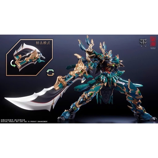 [HÀNG SẴN] CANGDAO Mô Hình Ráp Sẵn Metal Build 1/72 CD-01U Green Dragon (Martial Fighter Ver.) Thanh Long