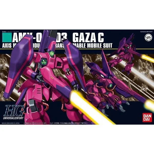 MÔ HÌNH LẮP RÁP 1/144 HG GAZA C (NORMAL TYPE) GUNDAM CHÍNH HÃNG