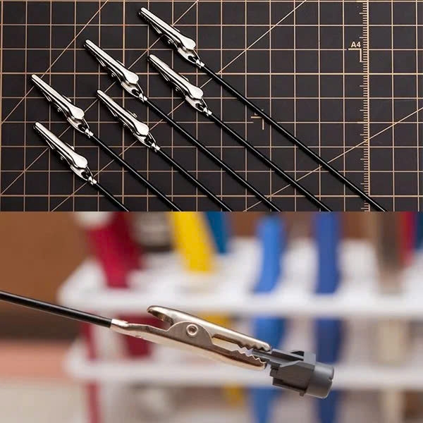 DỤNG CỤ HOBBY MIO - HỘP 20 CÂY KẸP CÁ SẤU SƠN MÔ HÌNH BẰNG KIM LOẠI CAO CẤP