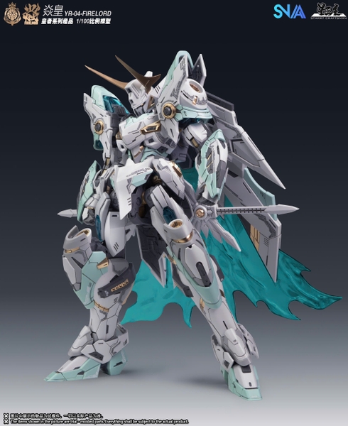 Mô Hình Lắp Ráp SNAA 1/100 YR-04 Fire Lord (Tặng Effect lửa xanh)