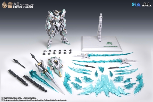 Mô Hình Lắp Ráp SNAA 1/100 YR-04 Fire Lord (Tặng Effect lửa xanh)