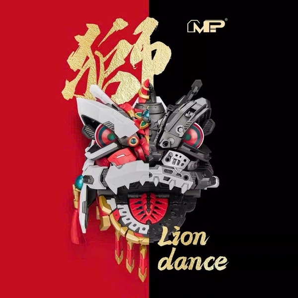 Mô Hình Lắp Ráp MS General x Zhou Jiang LION DANCE (tặng kèm LED mắt) CHÍNH HÃNG