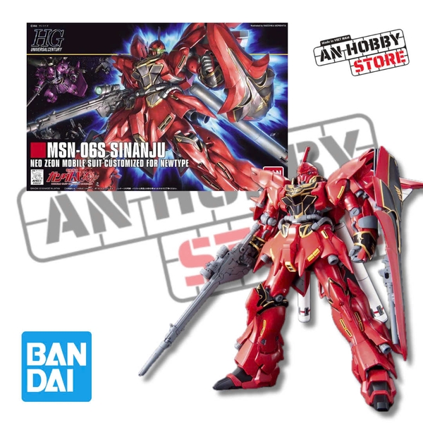 [HÀNG SẴN] BANDAI MÔ HÌNH LẮP RÁP 1/144 HGUC SINANJU CHÍNH HÃNG