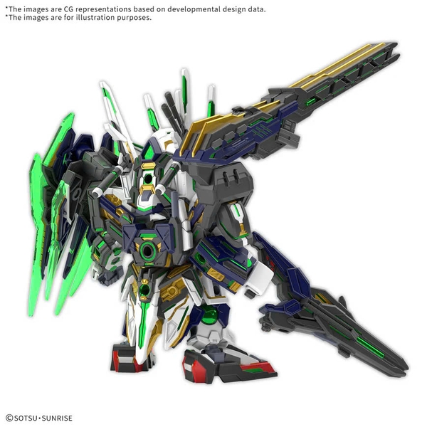 [HÀNG SẴN] BANDAI MÔ HÌNH LẮP RÁP SD HEROES CAPTAIN QAN[T] GF CHÍNH HÃNG