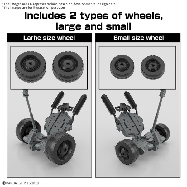 [HÀNG SẴN] BANDAI MÔ HÌNH LẮP RÁP 30MM 1/144 Extended Armament Vehicle (WHEEL MOBILE Ver.) CHÍNH HÃNG