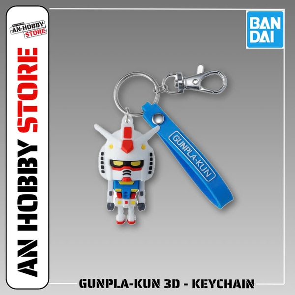 [MÓC KHOÁ] BANDAI GUNPLA-KUN 3D RUBBER MASCOT KEYCHAIN CHÍNH HÃNG