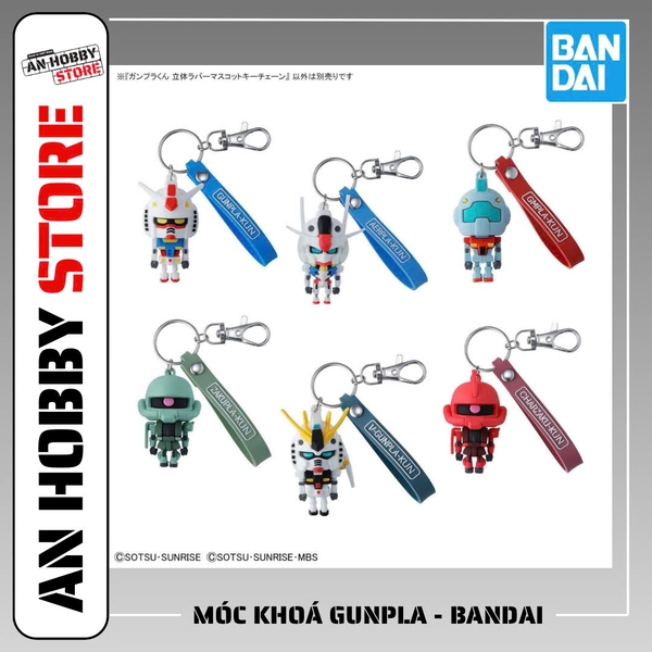 [MÓC KHOÁ] BANDAI GUNPLA-KUN 3D RUBBER MASCOT KEYCHAIN CHÍNH HÃNG