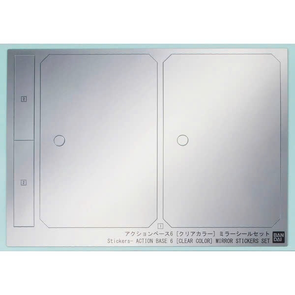 PHỤ KIỆN ACTION BASE 6 [CLEAR COLOR] MIRROR STICKERS SET CHÍNH HÃNG