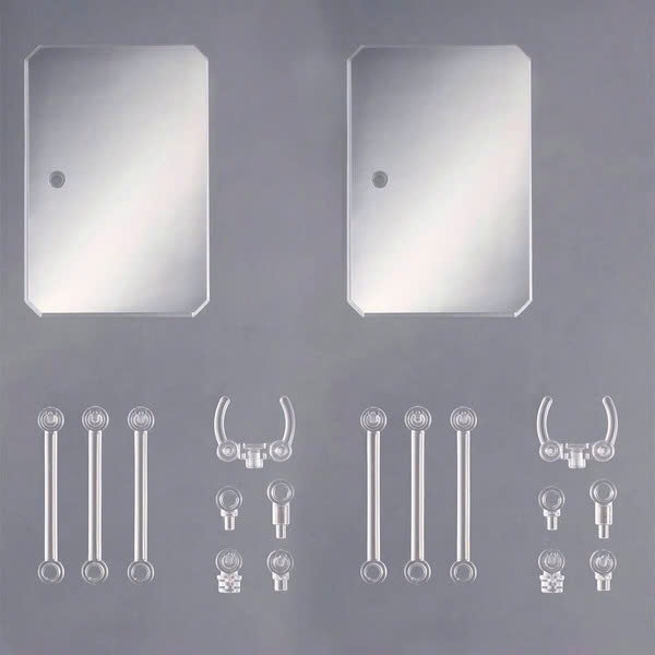 PHỤ KIỆN ACTION BASE 6 [CLEAR COLOR] MIRROR STICKERS SET CHÍNH HÃNG