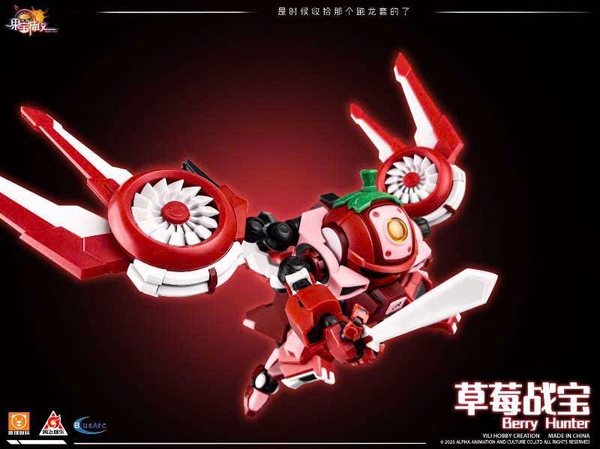 MÔ HÌNH LẮP RÁP DÂU TÂY THỢ SĂN BERRY HUNTER - ROBOT TRÁI CÂY