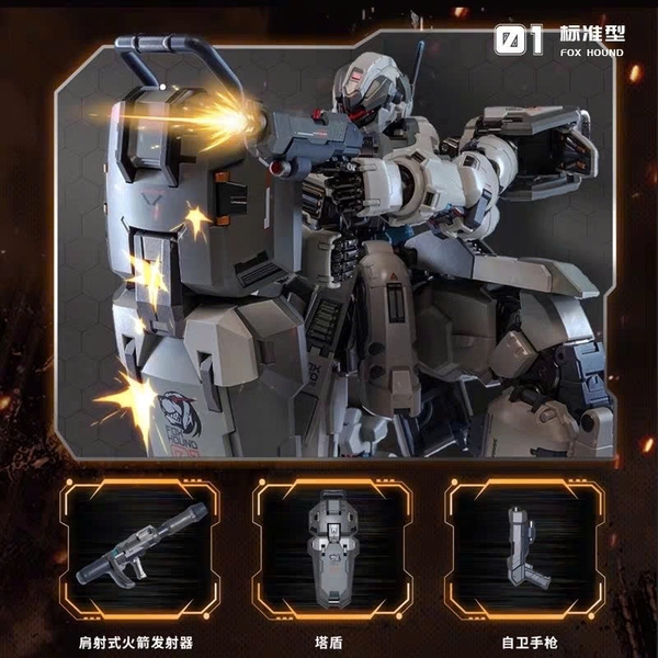 [HÀNG SẴN] MOSHOW BỘ 3 CHIẾN BINH Fox Hound Tyrant